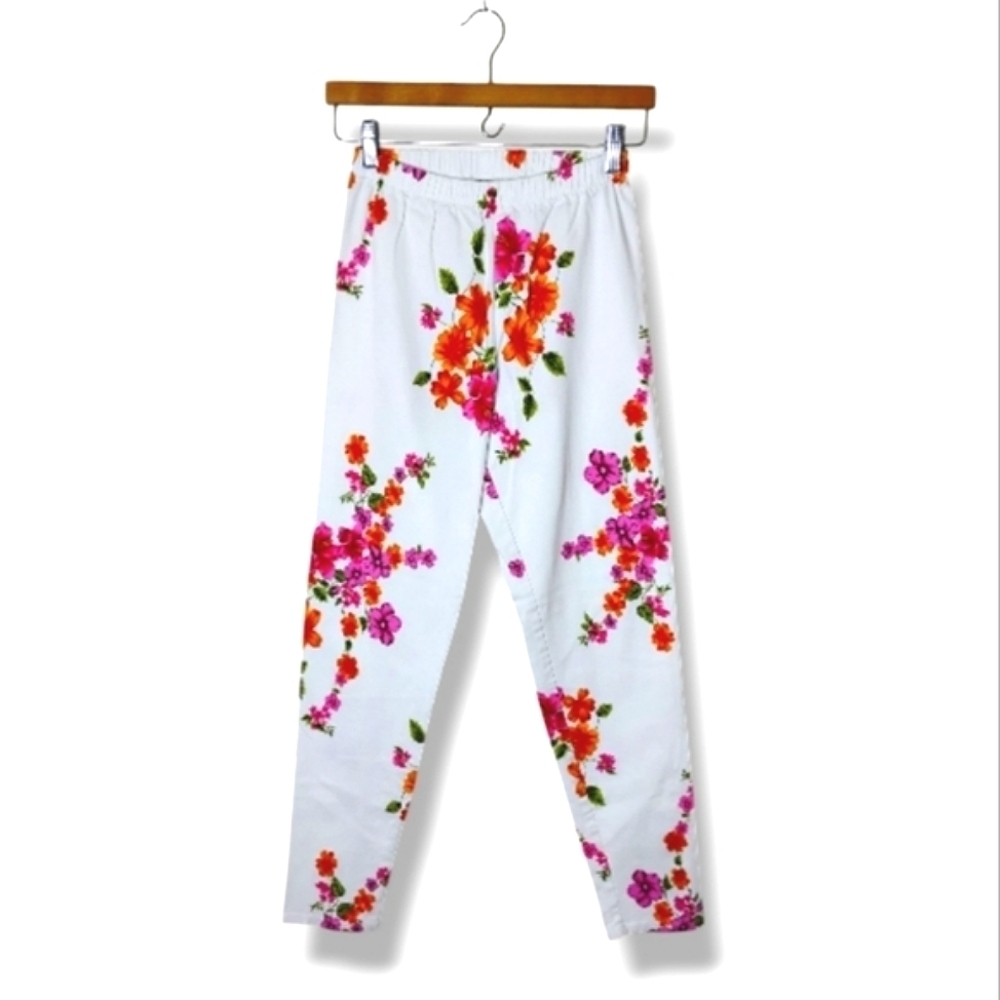 Vintage Forenza Floral Pants Size Medium